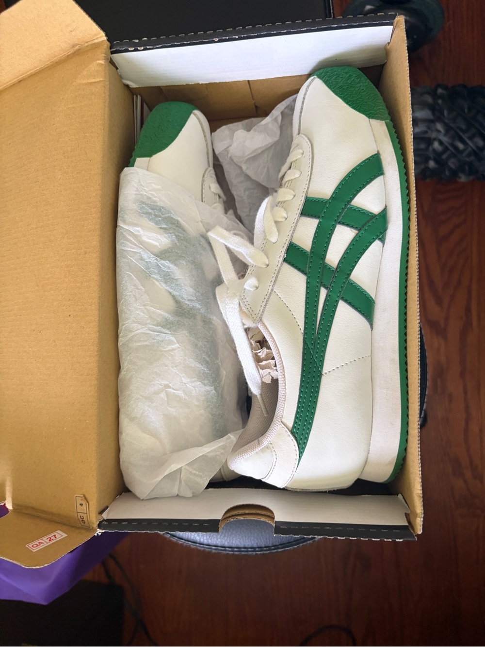 Onitsuka Tiger Pullus White/Green Size 8 Women / 6.5 Men